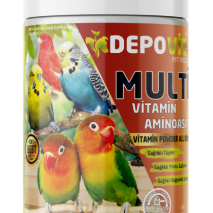 DEPOVİT MULİVİTAMİN AMİNOASİT TOZ EGZOTİK KUŞLARA ÖZEL